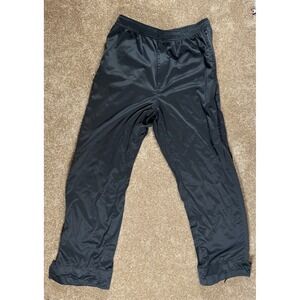 Walter Hagen Rain Pants‎ Full Zip Sides Men's Medium Black FLAW